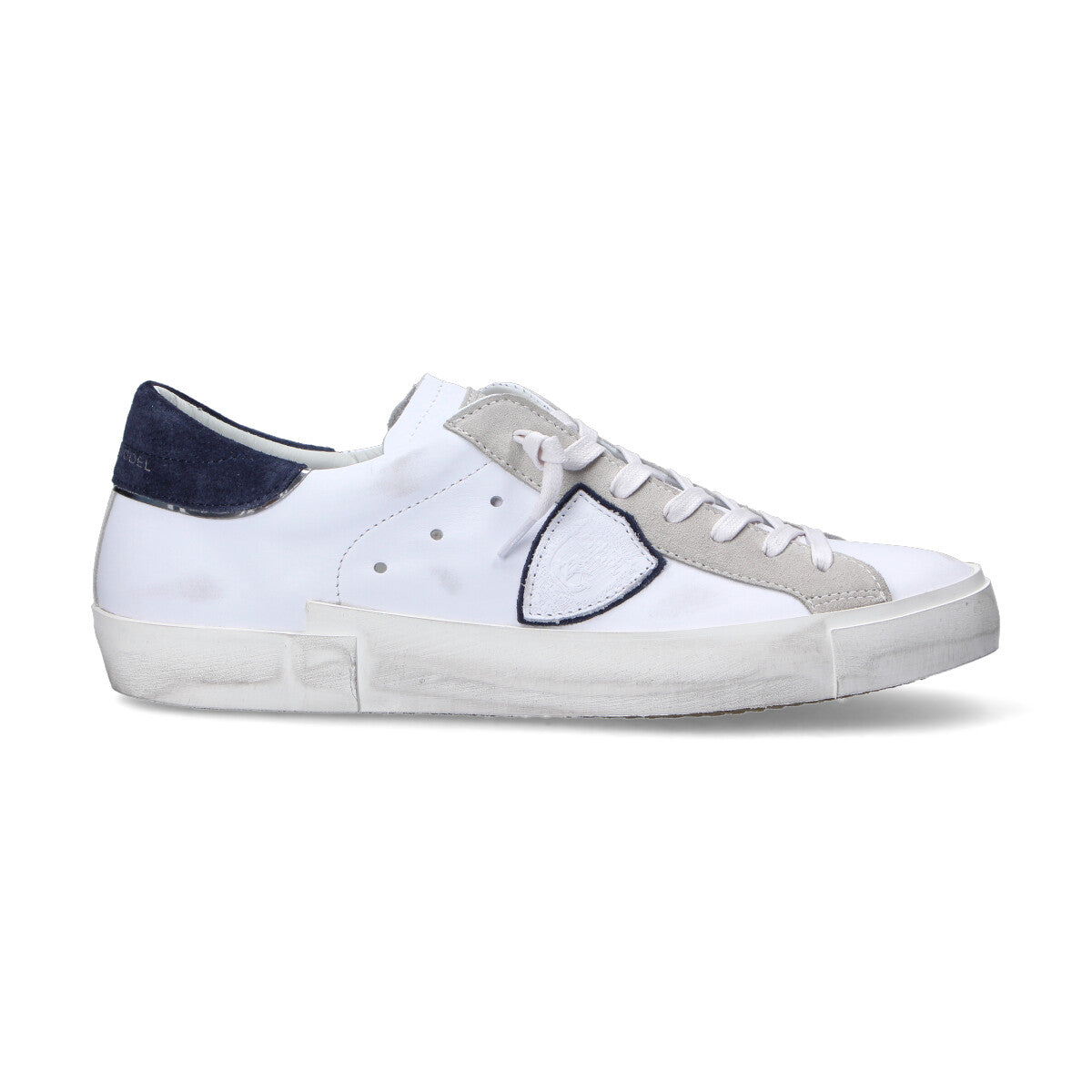 Philippe Model sneaker Paris in pelle bianco blu