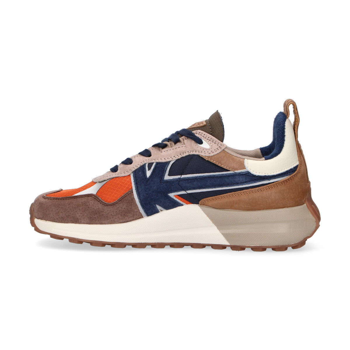 Kaotiko sneaker Vancouver in nyln arancio blu