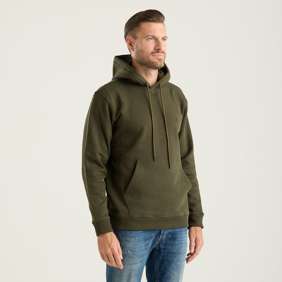 Dondup felpa con cappuccio in tessuto verde militare