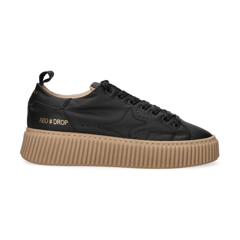 Ama Brand sneaker Ndrop in pelle nera