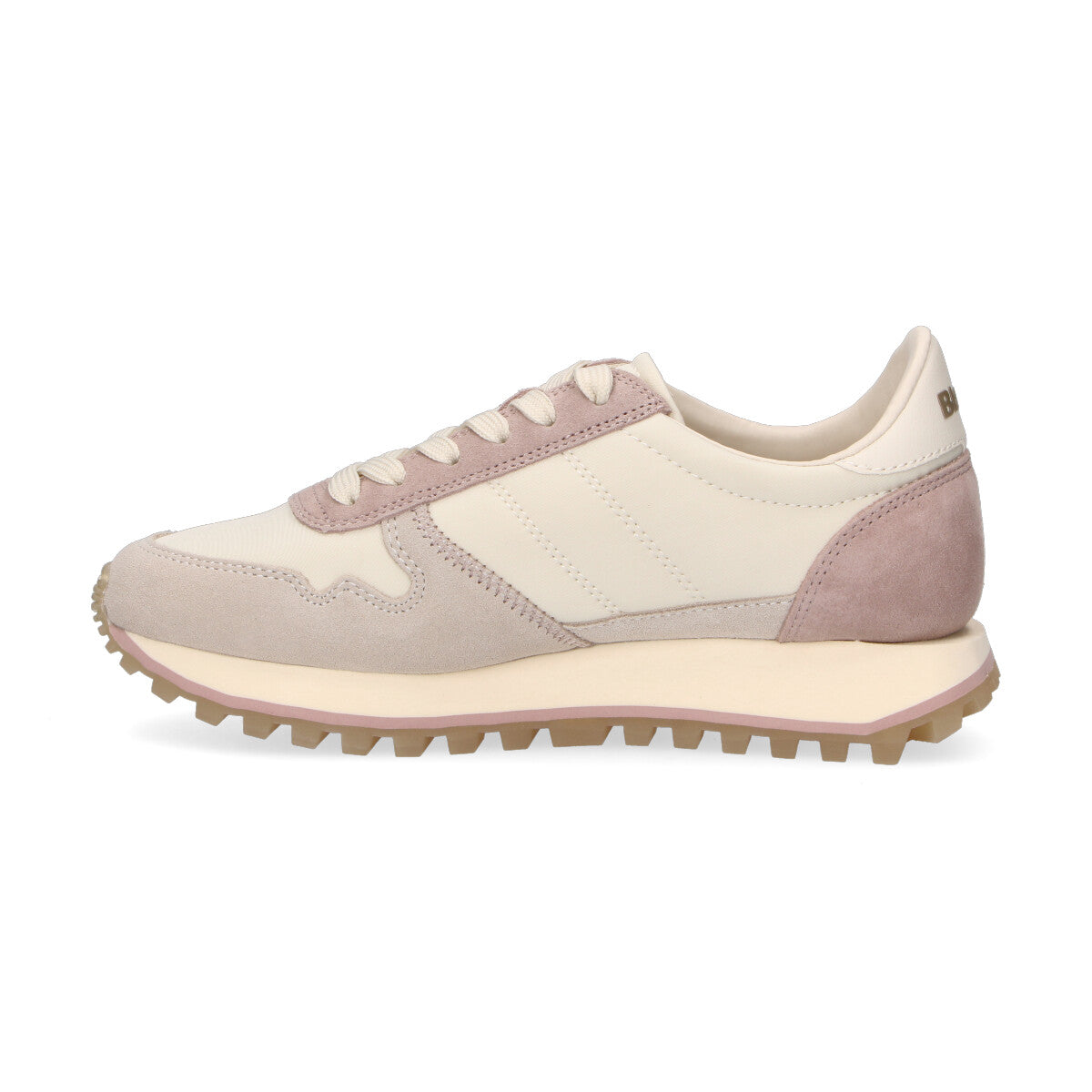 Blauer sneaker Millen in nylon panna