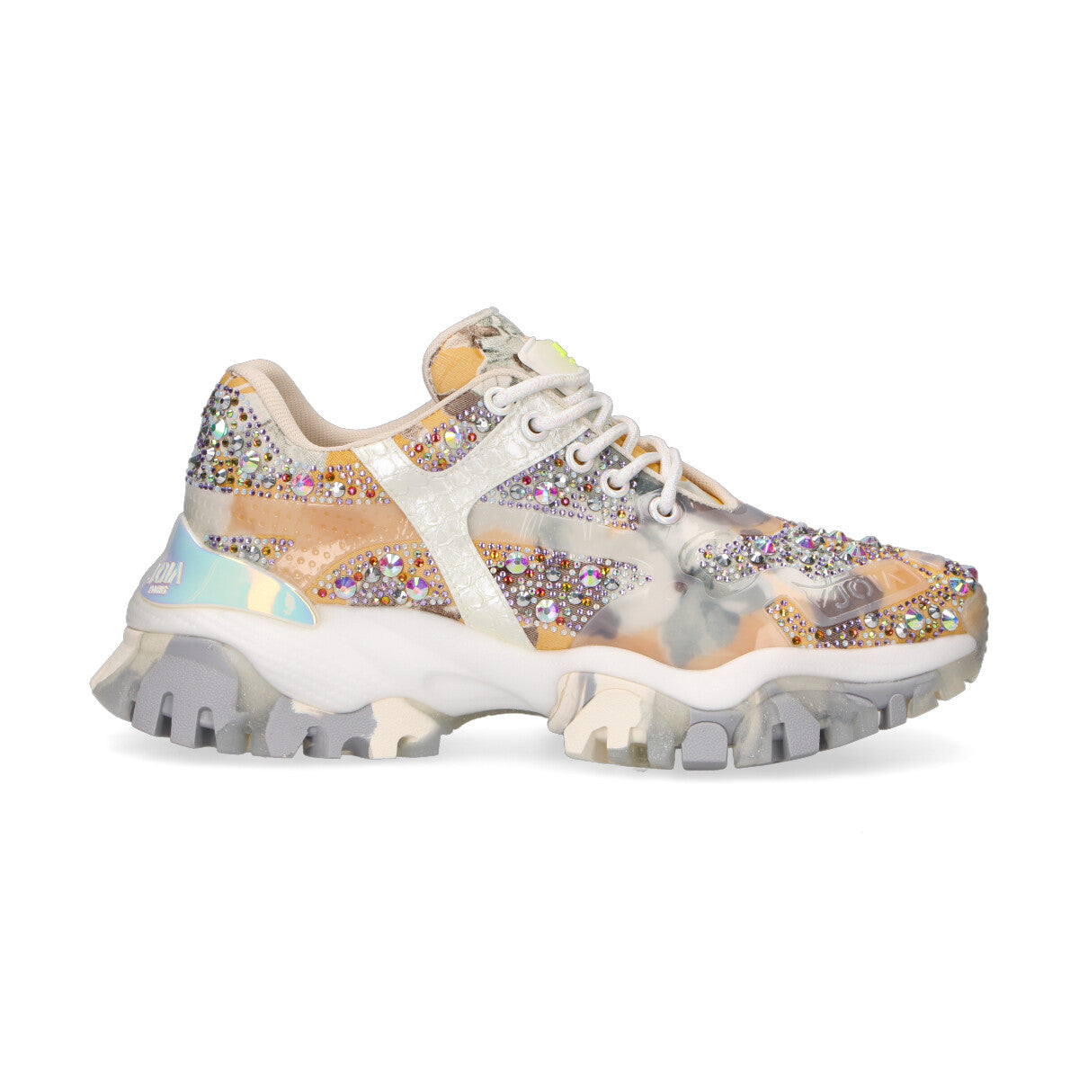 Joia Paris sneaker Jewel grigio arancio