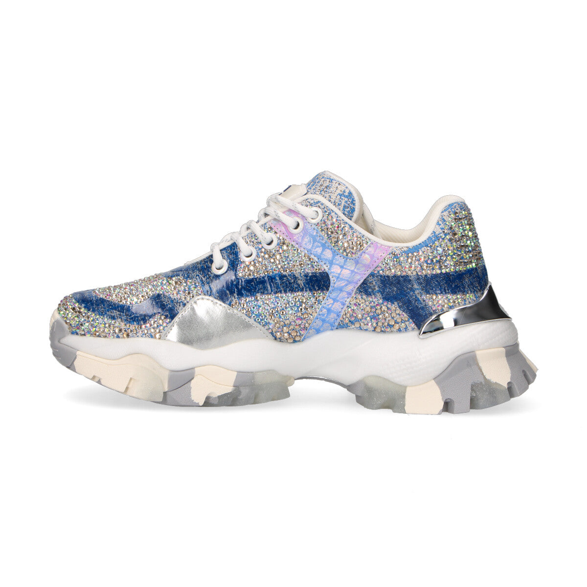Joia Paris sneaker Jewel tessuto blu
