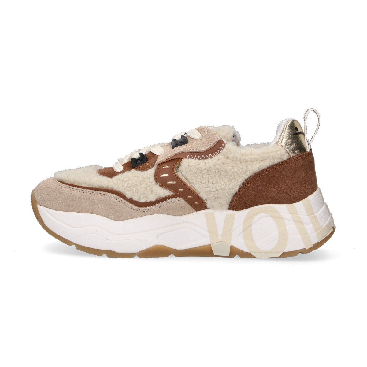 Voile Blanche sneaker Club 105 suede teddy