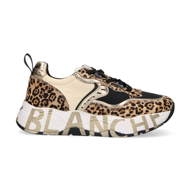 Voile Blanche sneaker Club 105 cavalino animalier