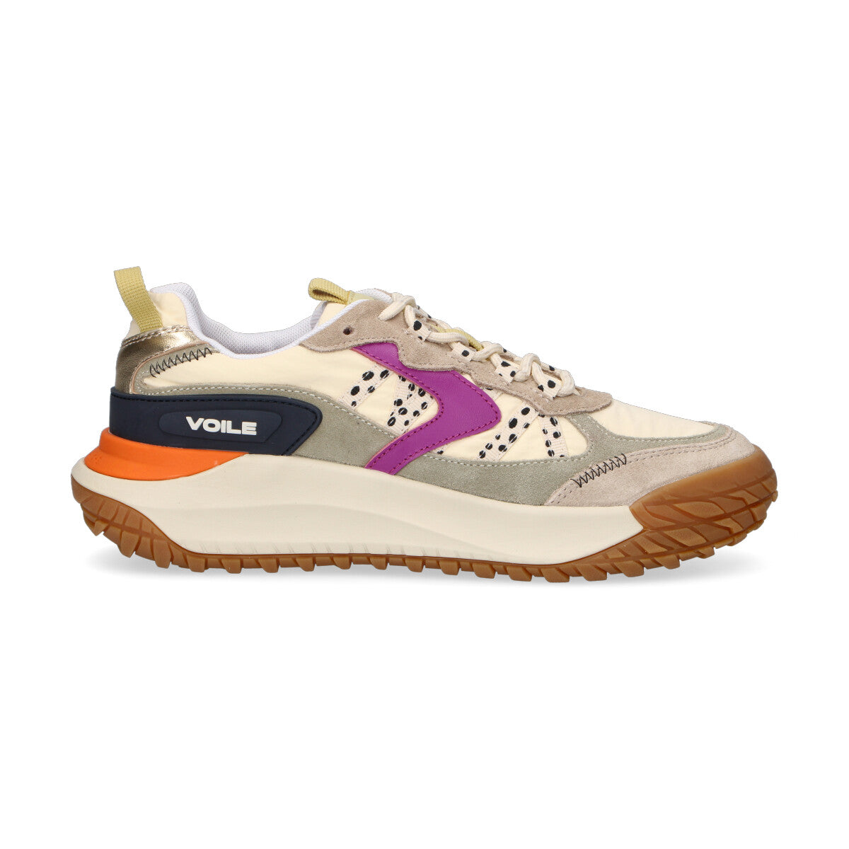 Voile Blanche sneaker Club Act in nylon beige
