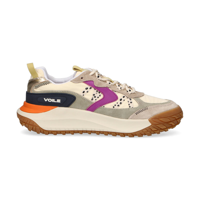 Voile Blanche sneaker Club Act in nylon beige
