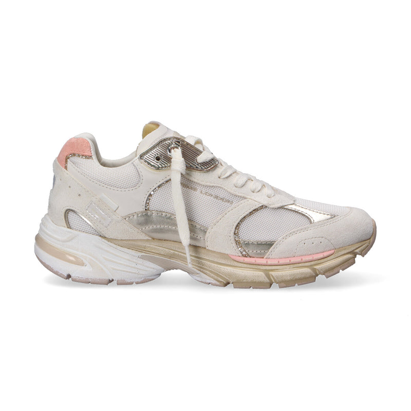 Crime London sneaker Fugitive panna rosa