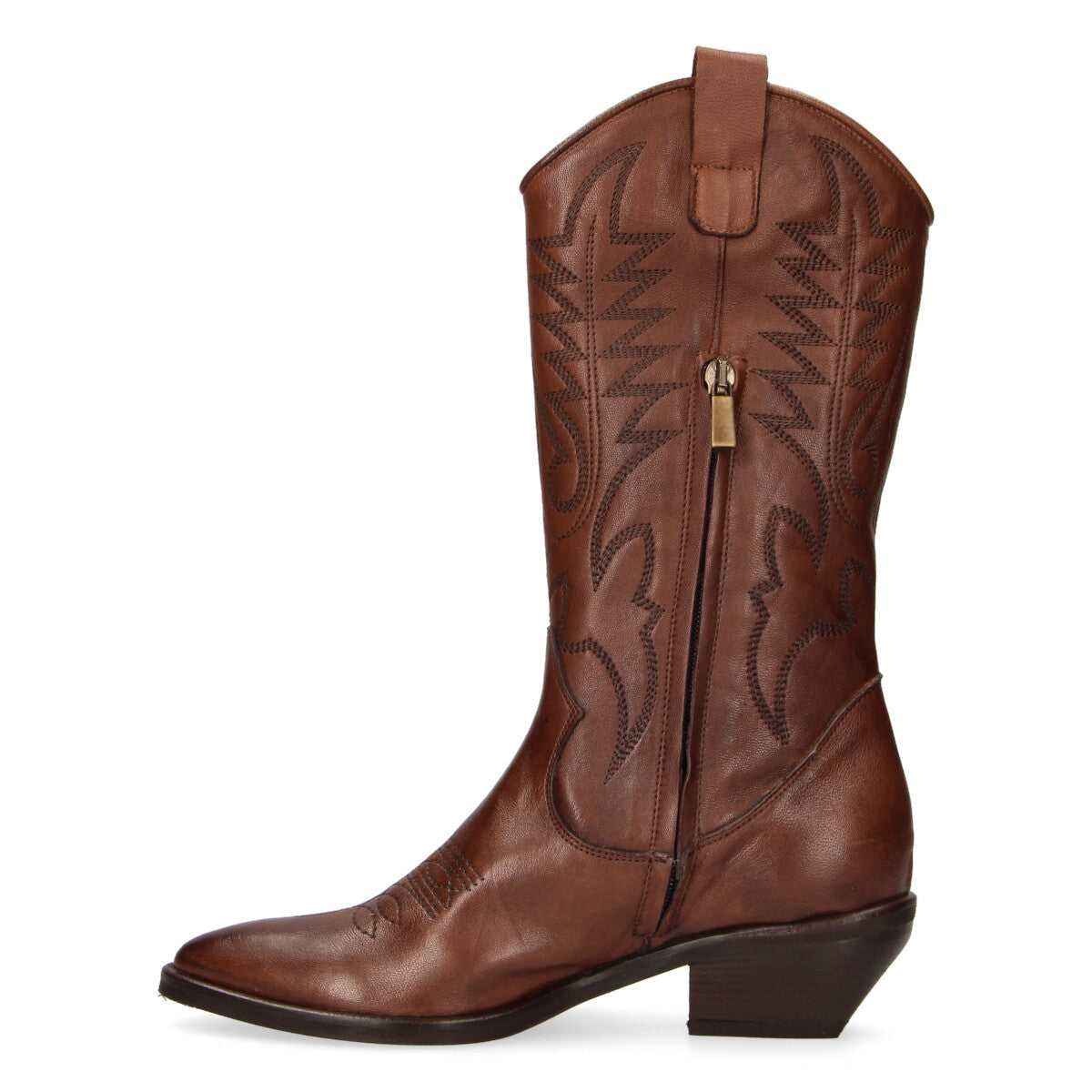 Sophie Marcèl stivale texano pelle cuoio