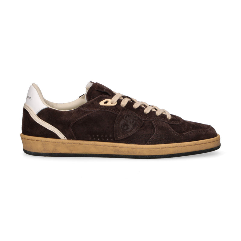 Philippe Model sneaker Pgal in camoscio testa di moro