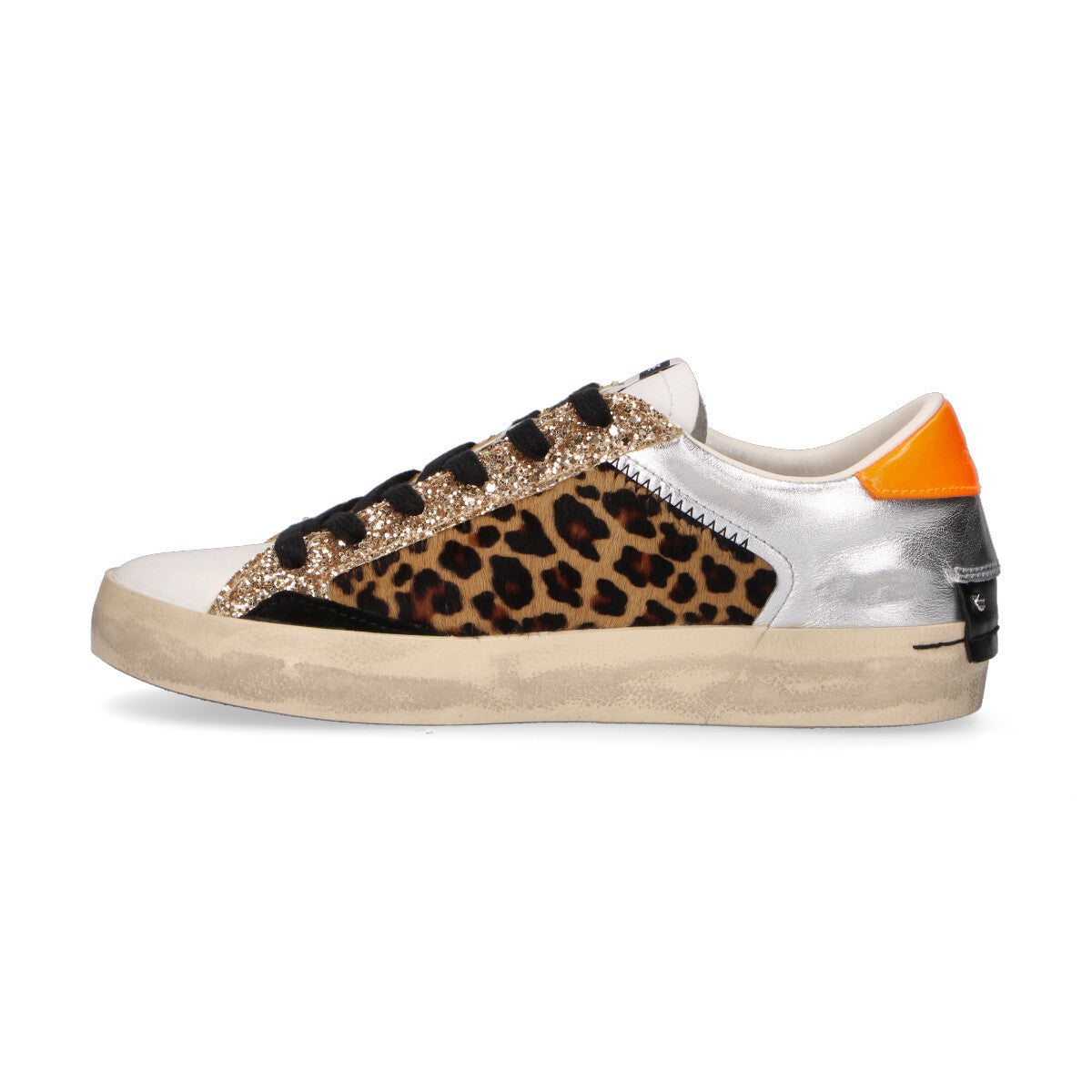 Crime London sneaker Distressed animalier