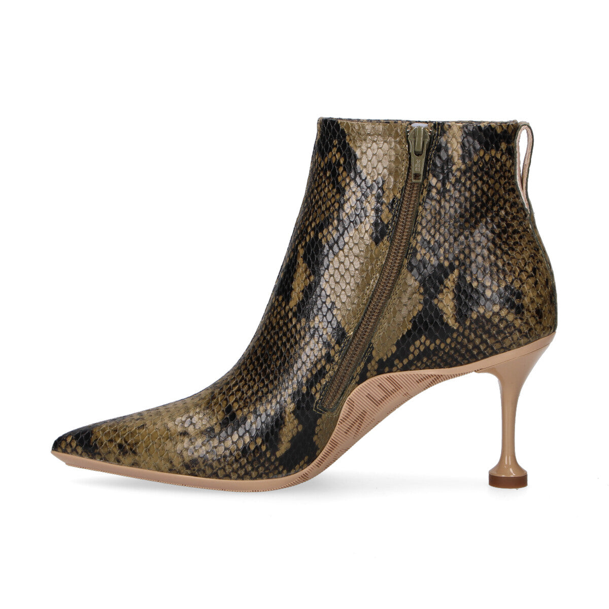 Voile Blanche Cosmo Booty pitonato pelle verde