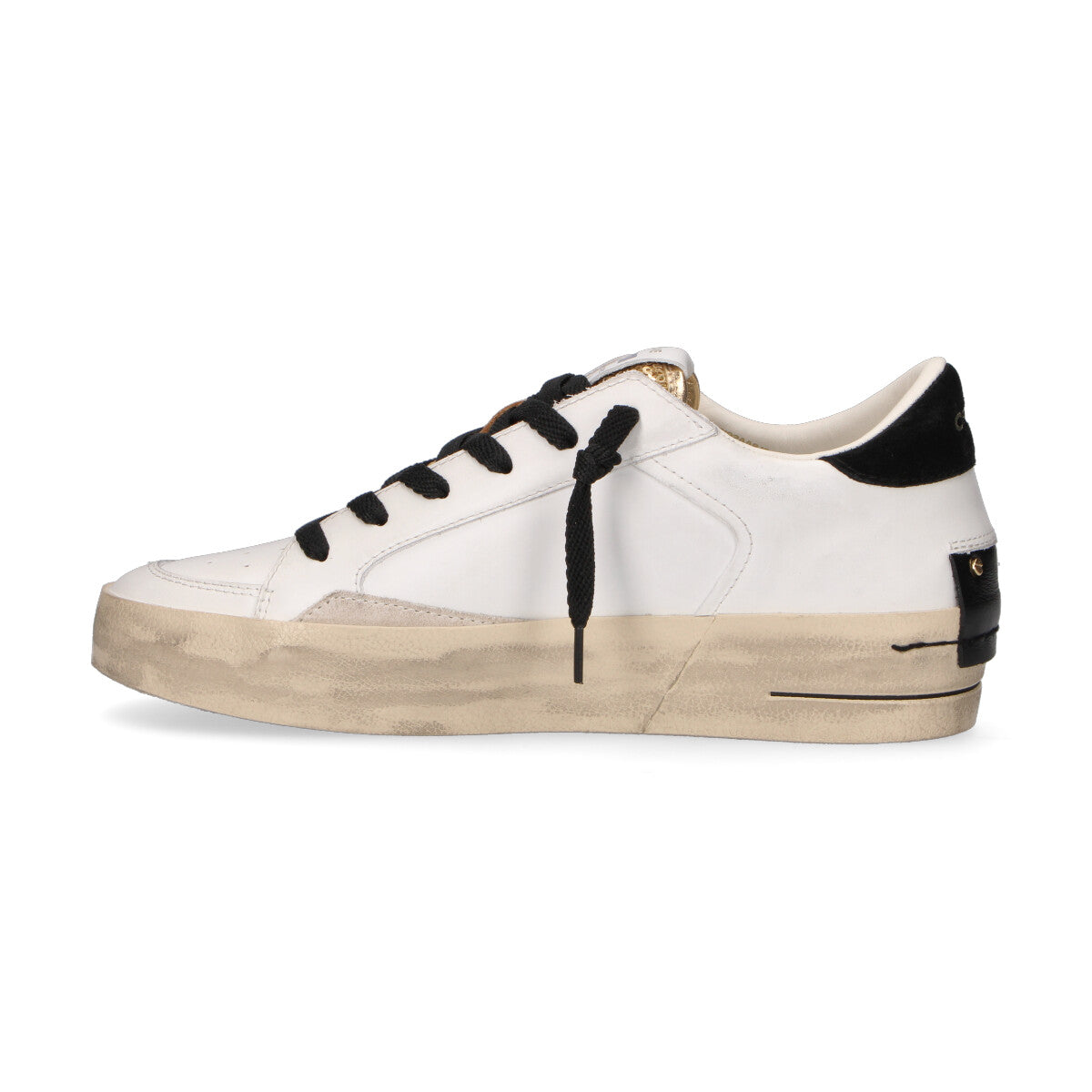 Crime London sneaker SK8 Deluxe Wed pelle bianca