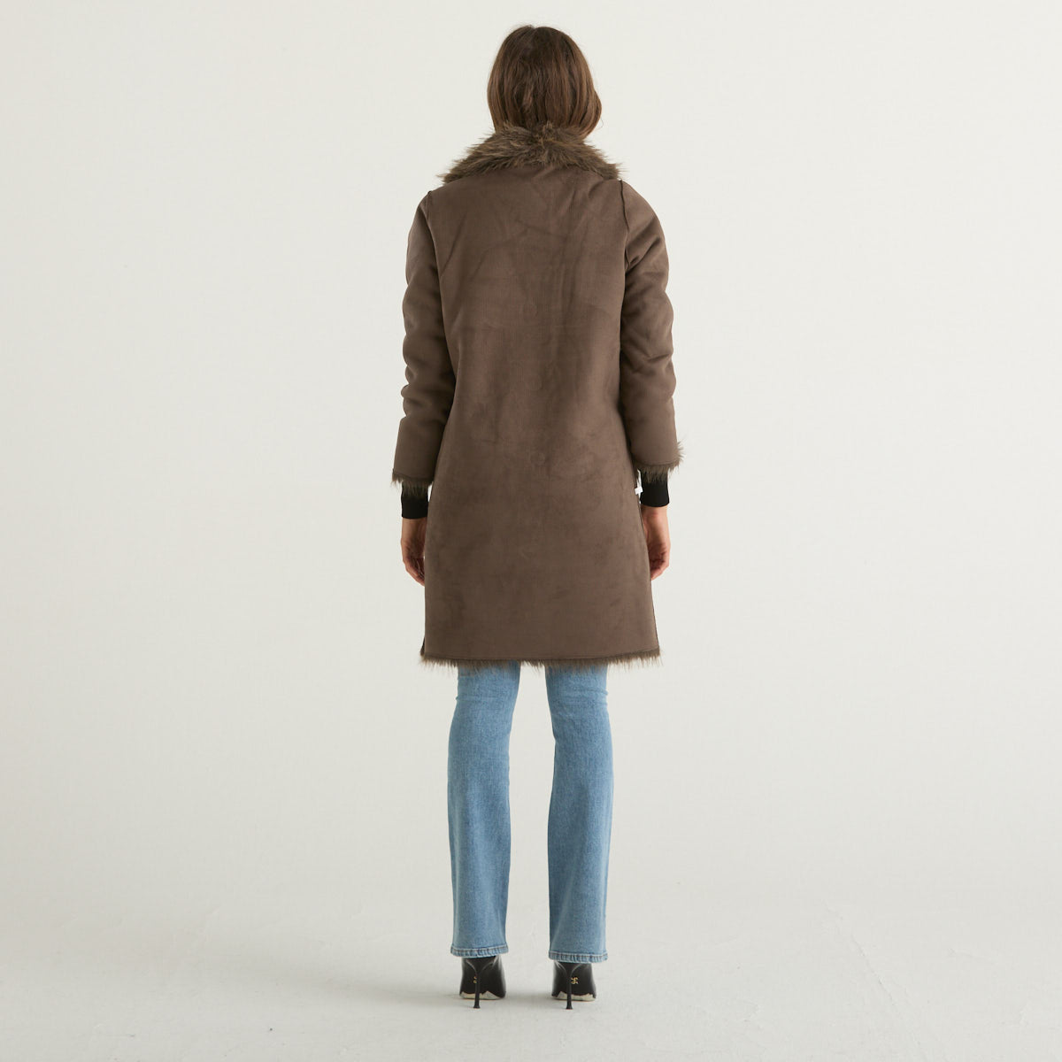 Blanche cappotto in eco montone reversibile tdm