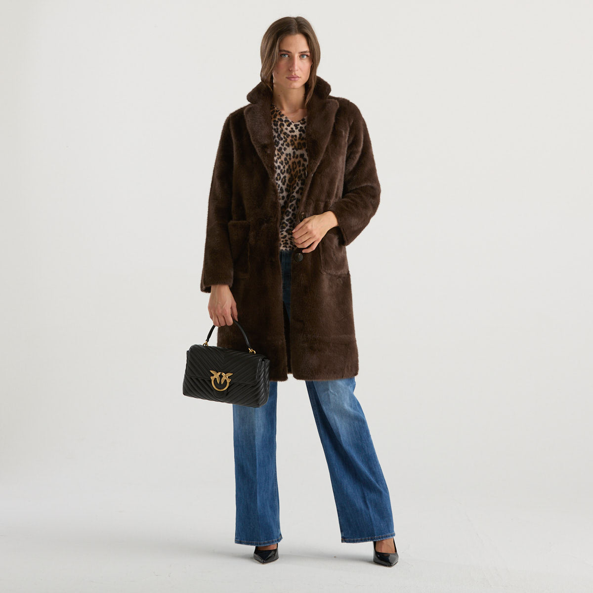 Blanche eco pelliccia reversibile tdm