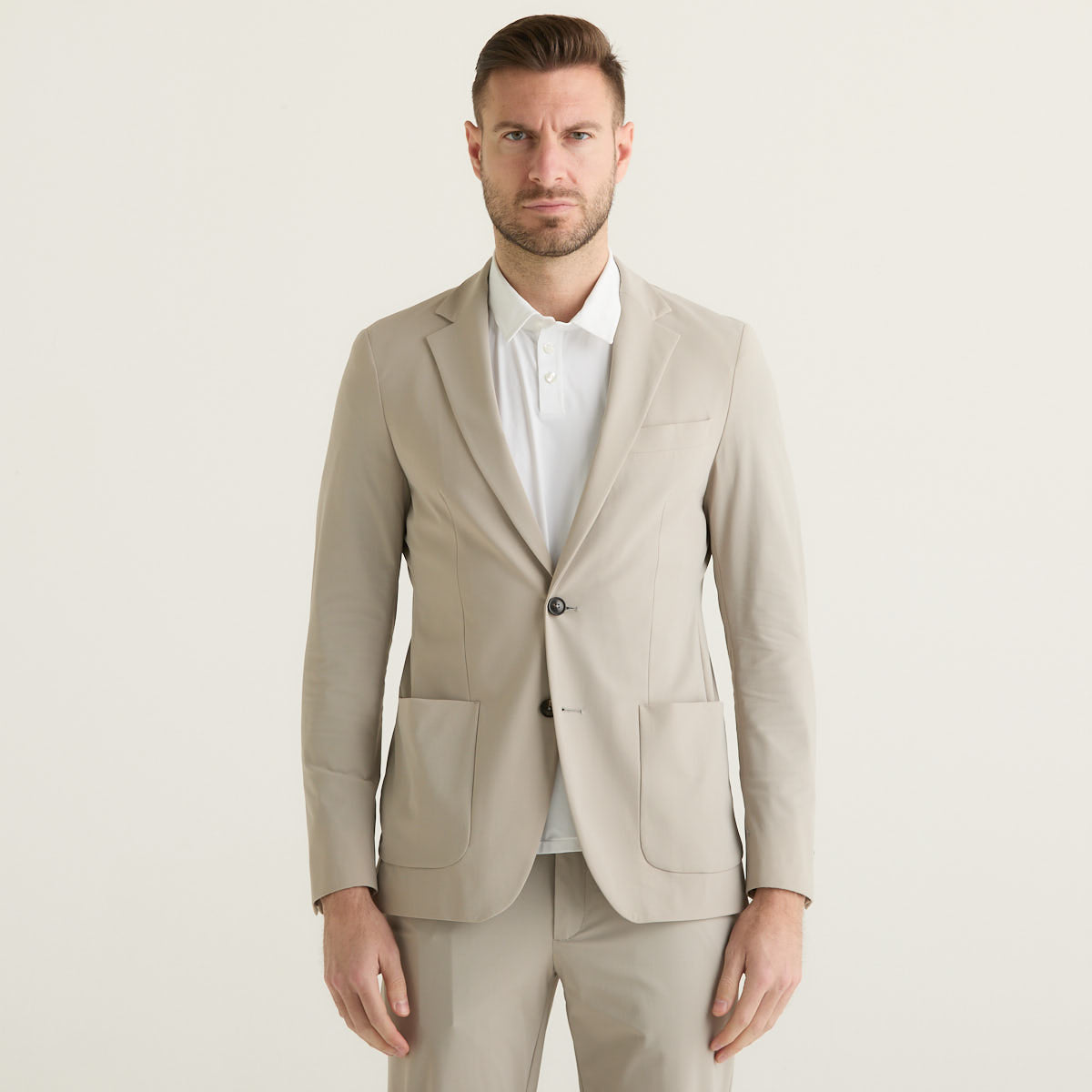 Rrd giacca monopetto Surflex Micro tessuto beige