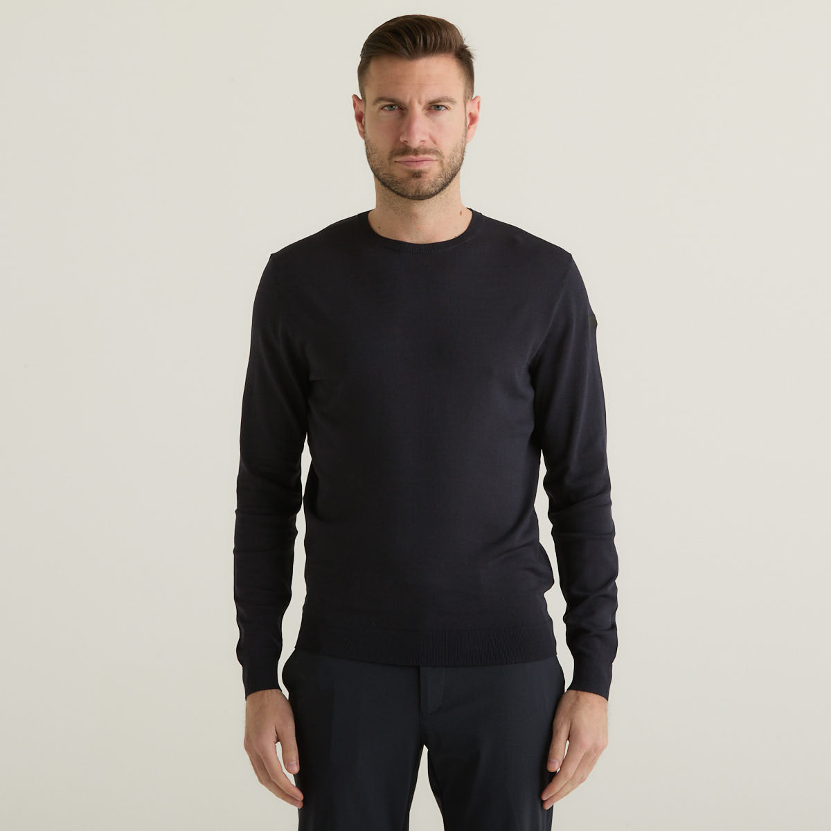 Rrd maglia girocollo Maxell Round tessuto blu