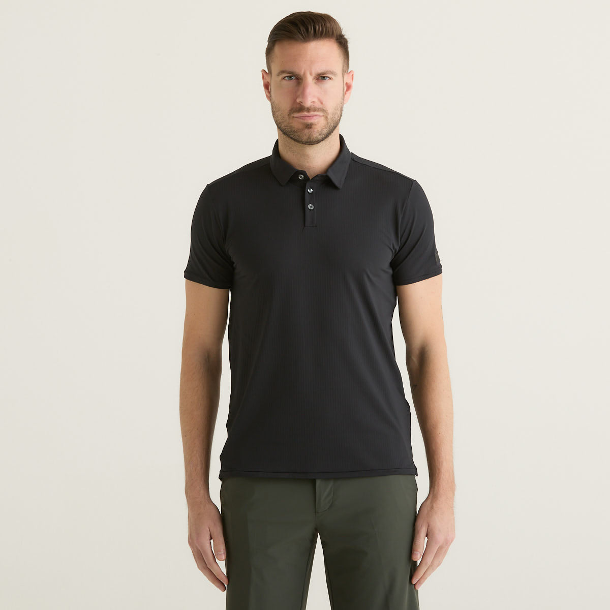Rrd polo Dyn in tessuto nero