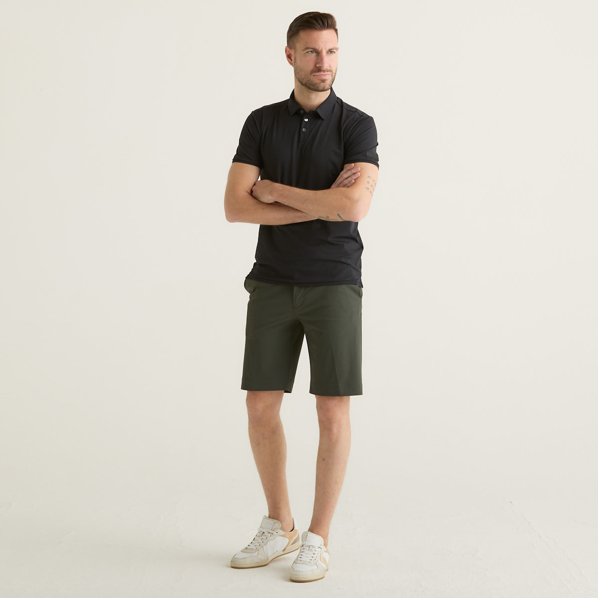 Rrd polo Dyn in tessuto nero