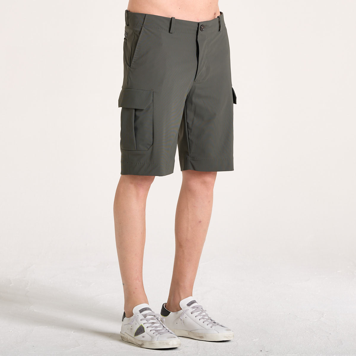 RRD bermuda tasconato in tessuto verde militare