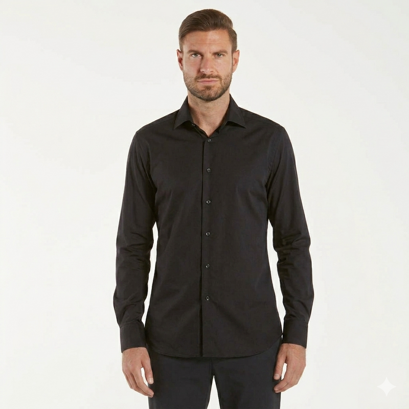 Xacus camicia tailor active nera