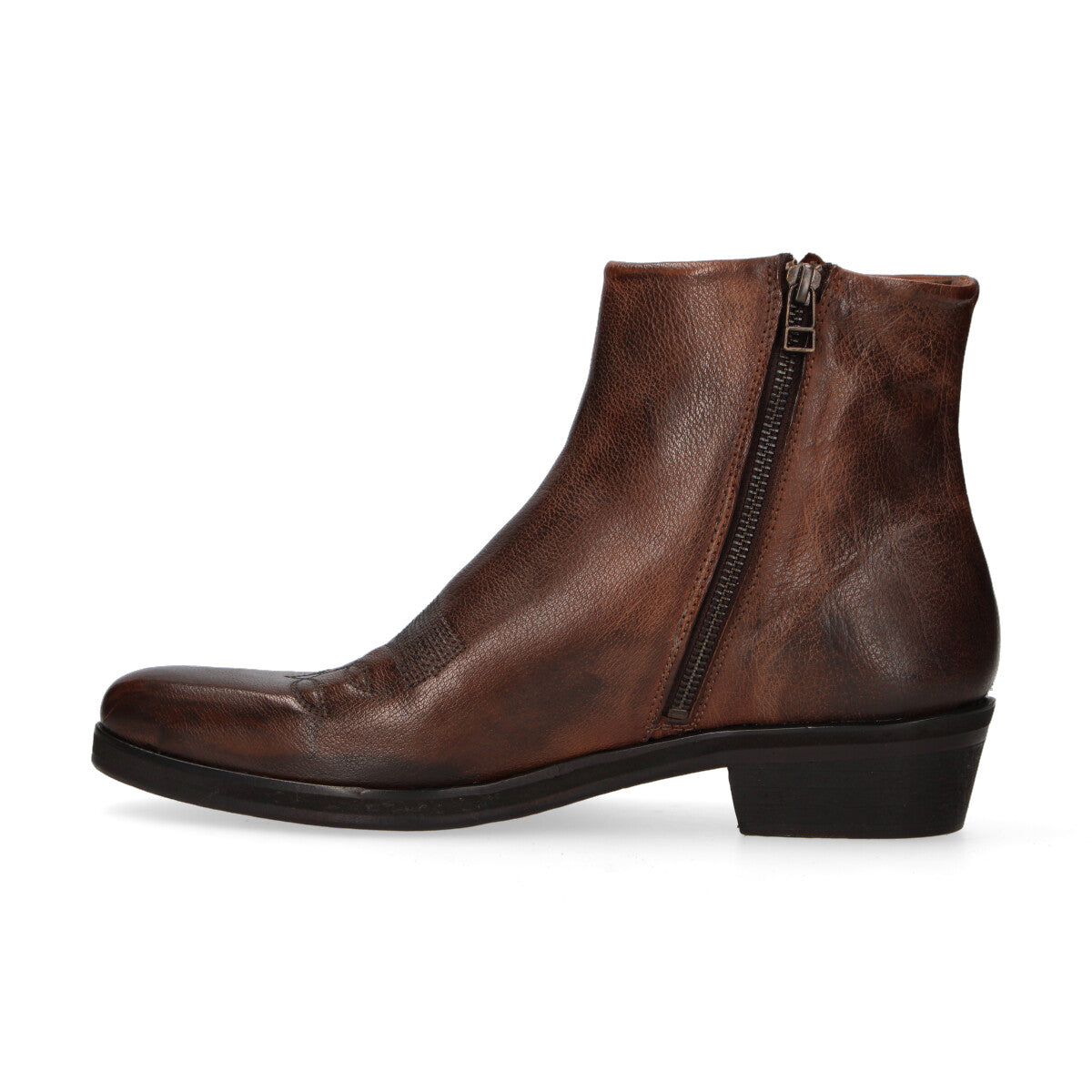 Pawelk's tronchetto texano in pelle marrone