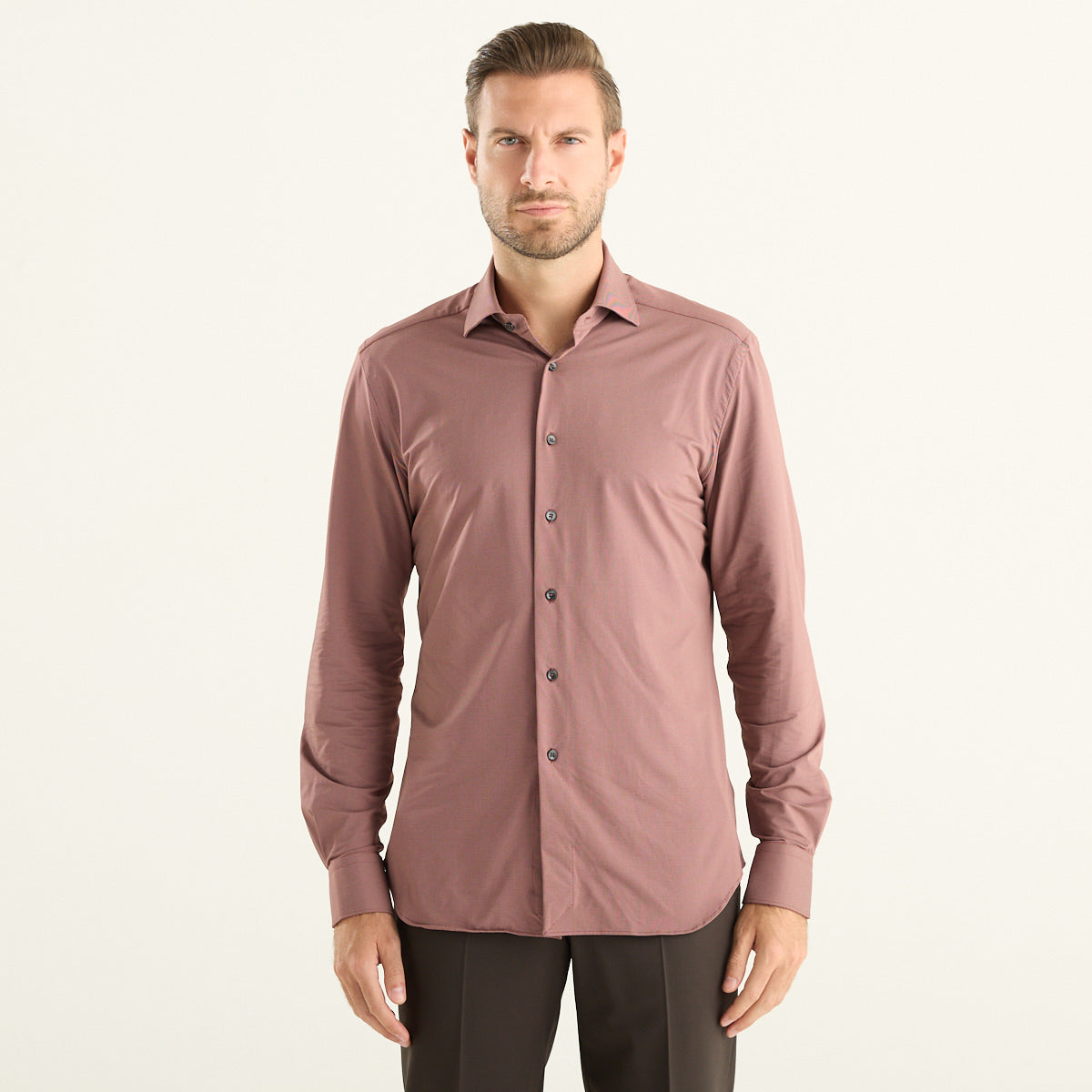 Xacus – Camicia uomo rosa antico