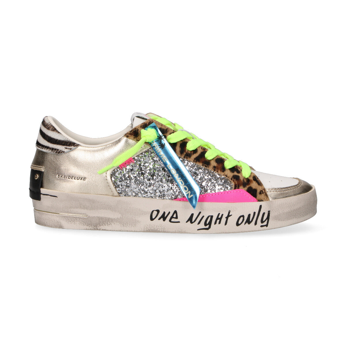 Crime London sneaker Sk8 Deluxe party girl