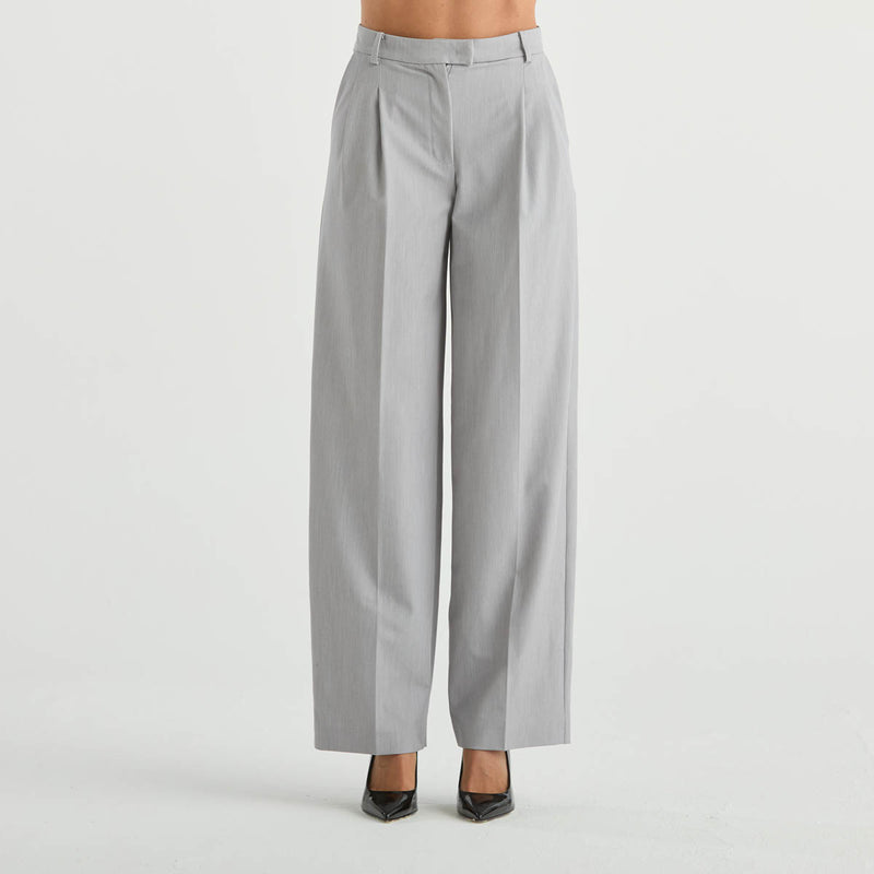 Patriza Pepe pantalone elegante in tessuto grigio