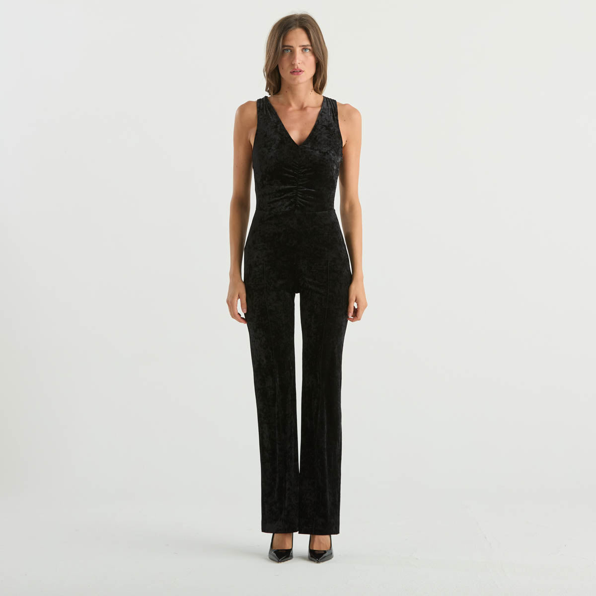 Patrizia Pepe tuta elegante in velluto nero