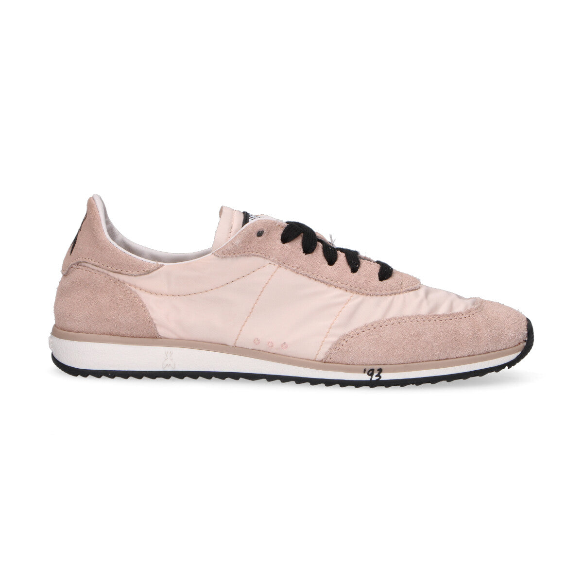 Patrizia Pepe sneaker in nylon e camoscio rosa