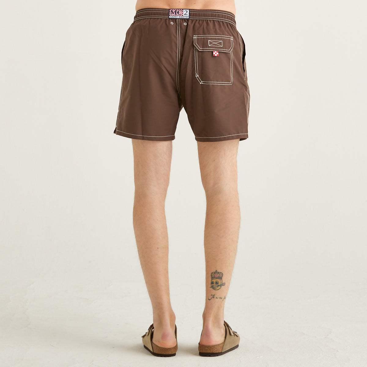 Mc2 Saint Barth costume patmos toile dark brown