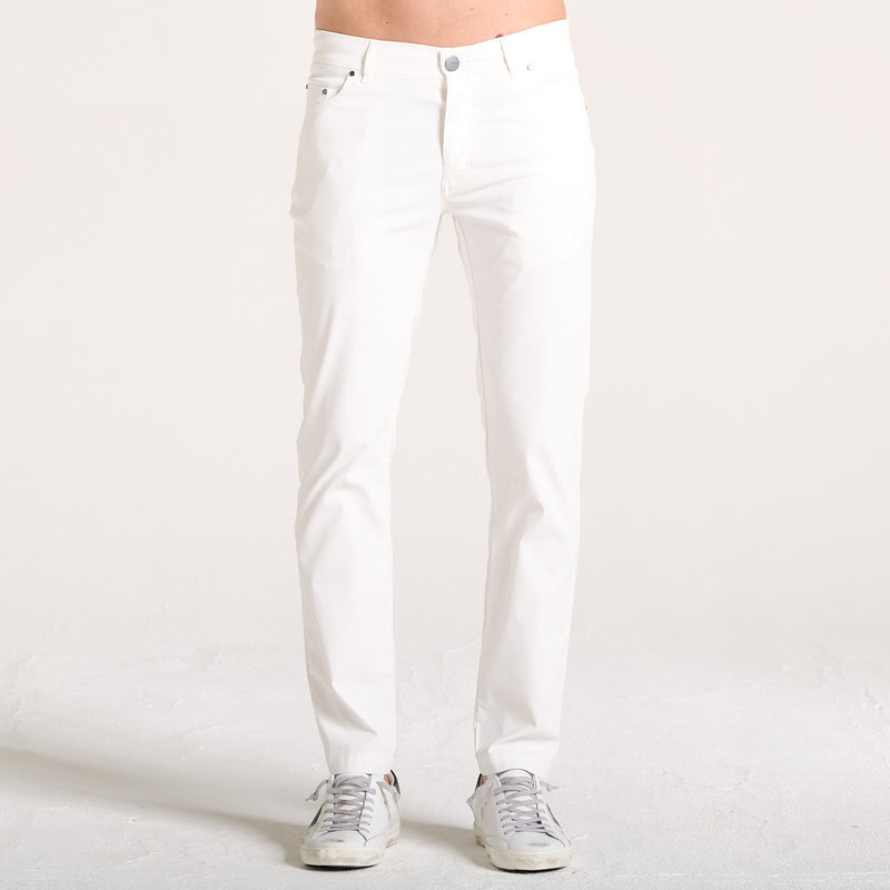 RRD pantalone 5 tasche marina chalk bianco