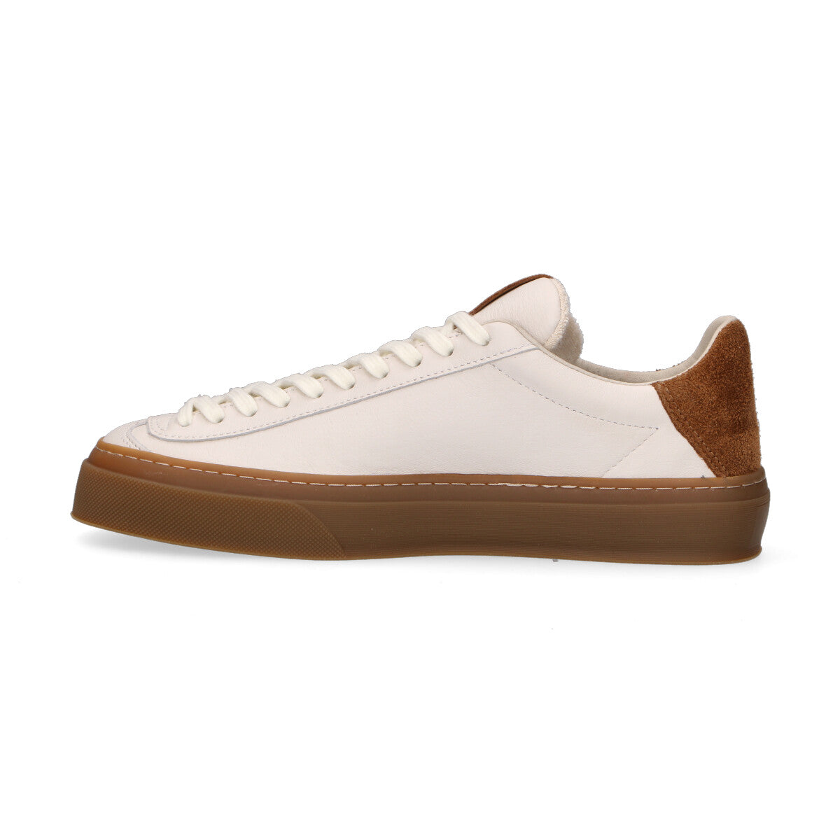 Aqva Alta sneaker Doge in pelle bianca cuoio