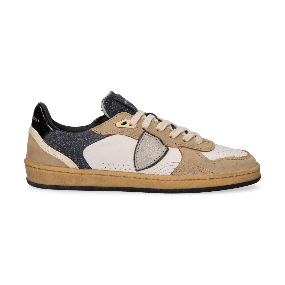 Philippe Model sneaker Pgal pelle bianco beige