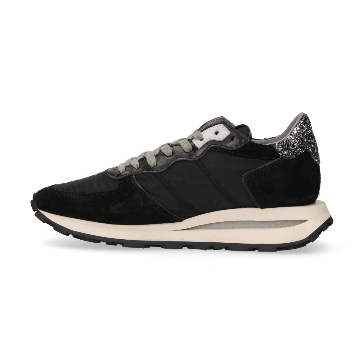 Philippe Model sneaker Tropez Haute in camoscio nero