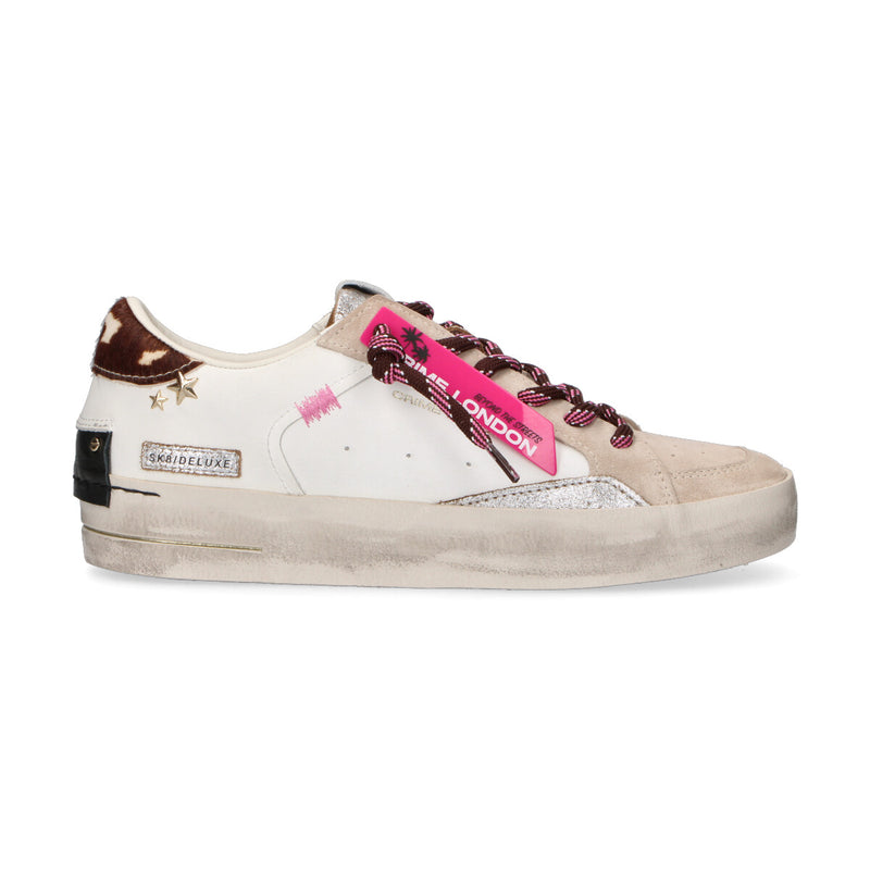 Crime London sneaker Sk8 Deluxe Pink Rodeo