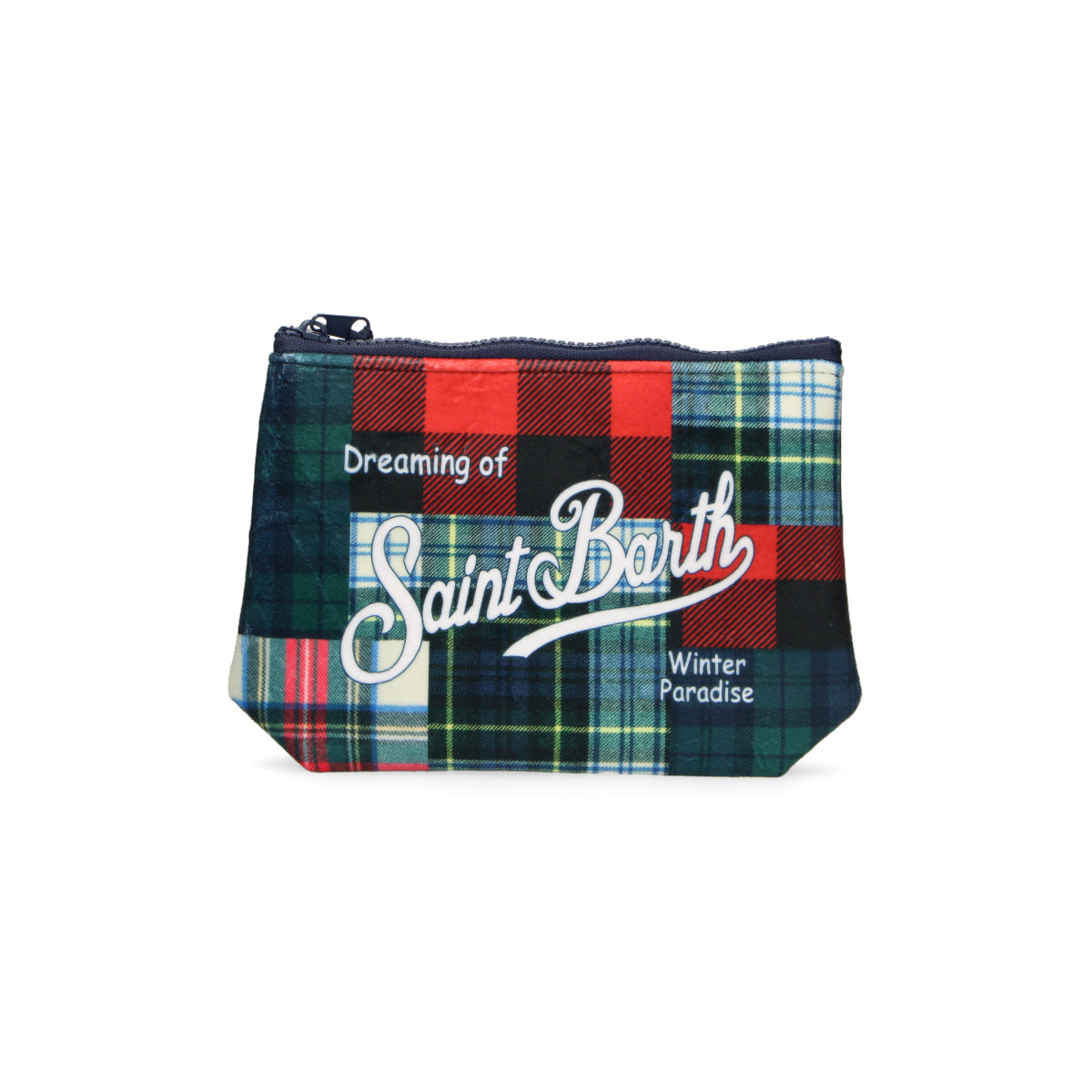 Mc2 Saint Barth pochette Aline Tartan Patchwork