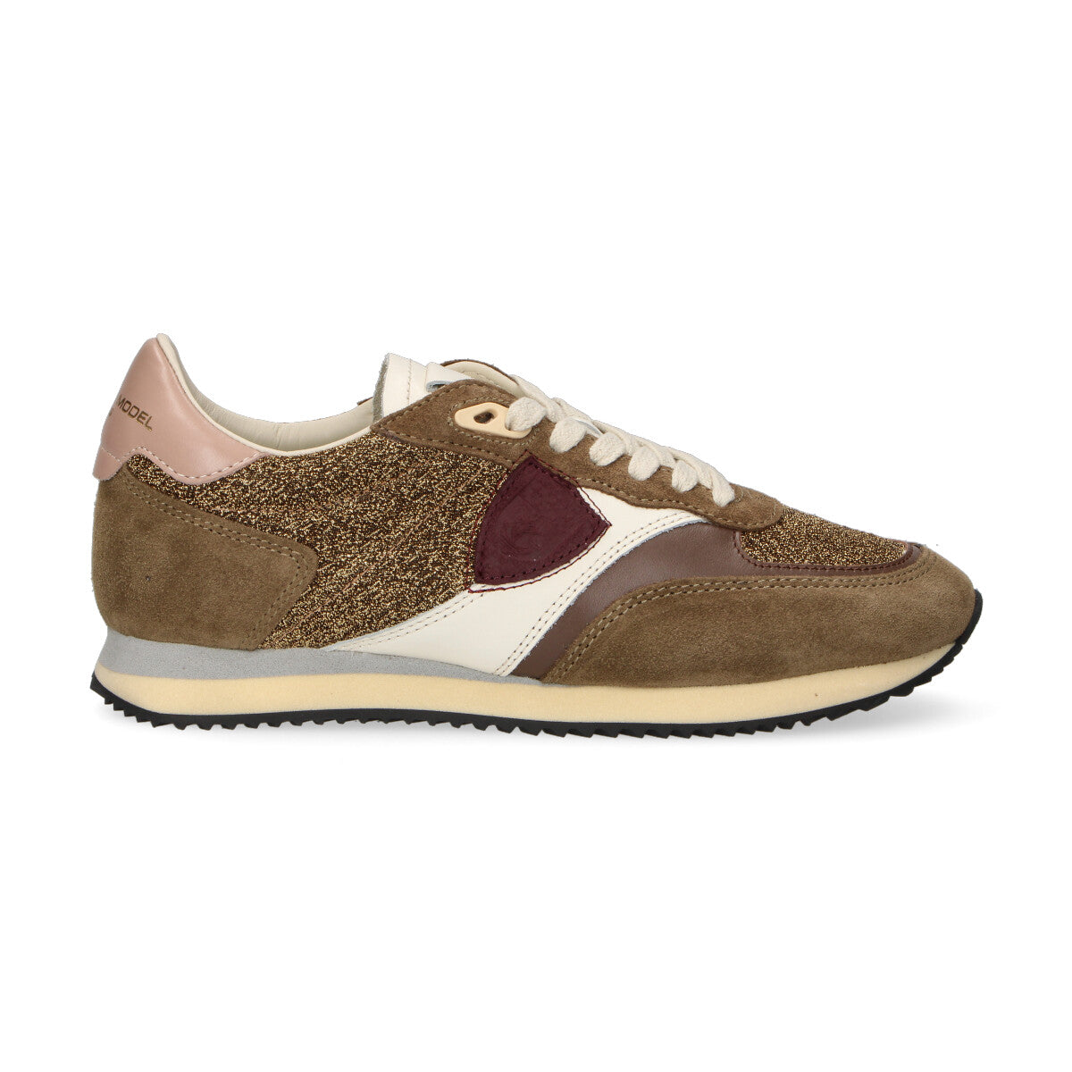 Philippe Model sneaker Blville in glitter oro