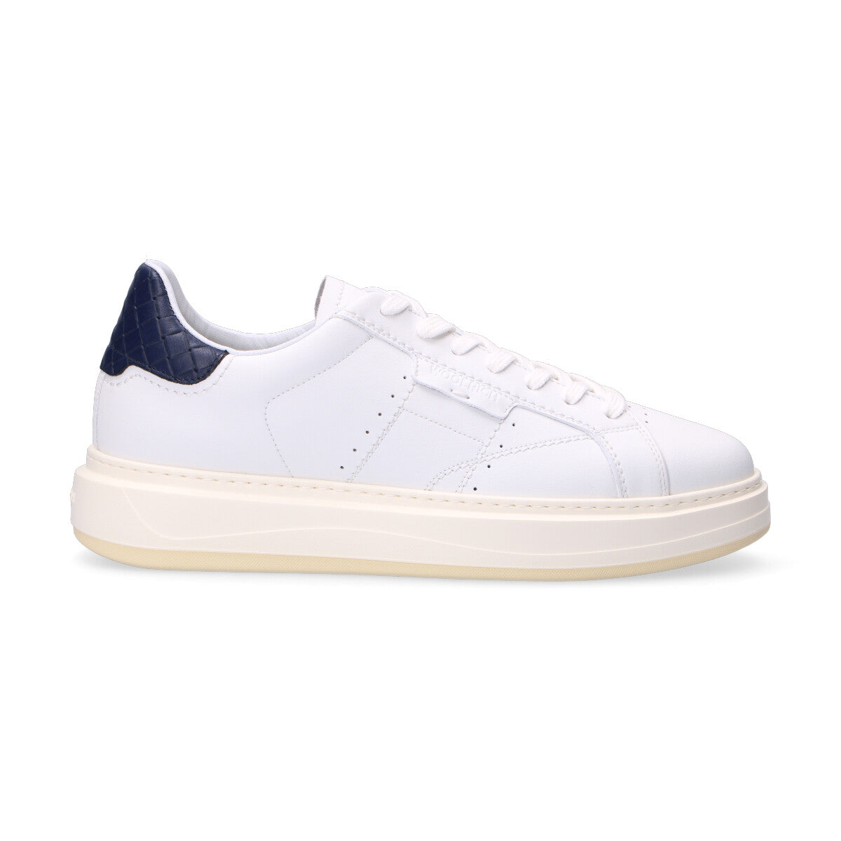 Woolrich sneaker in pelle bianca