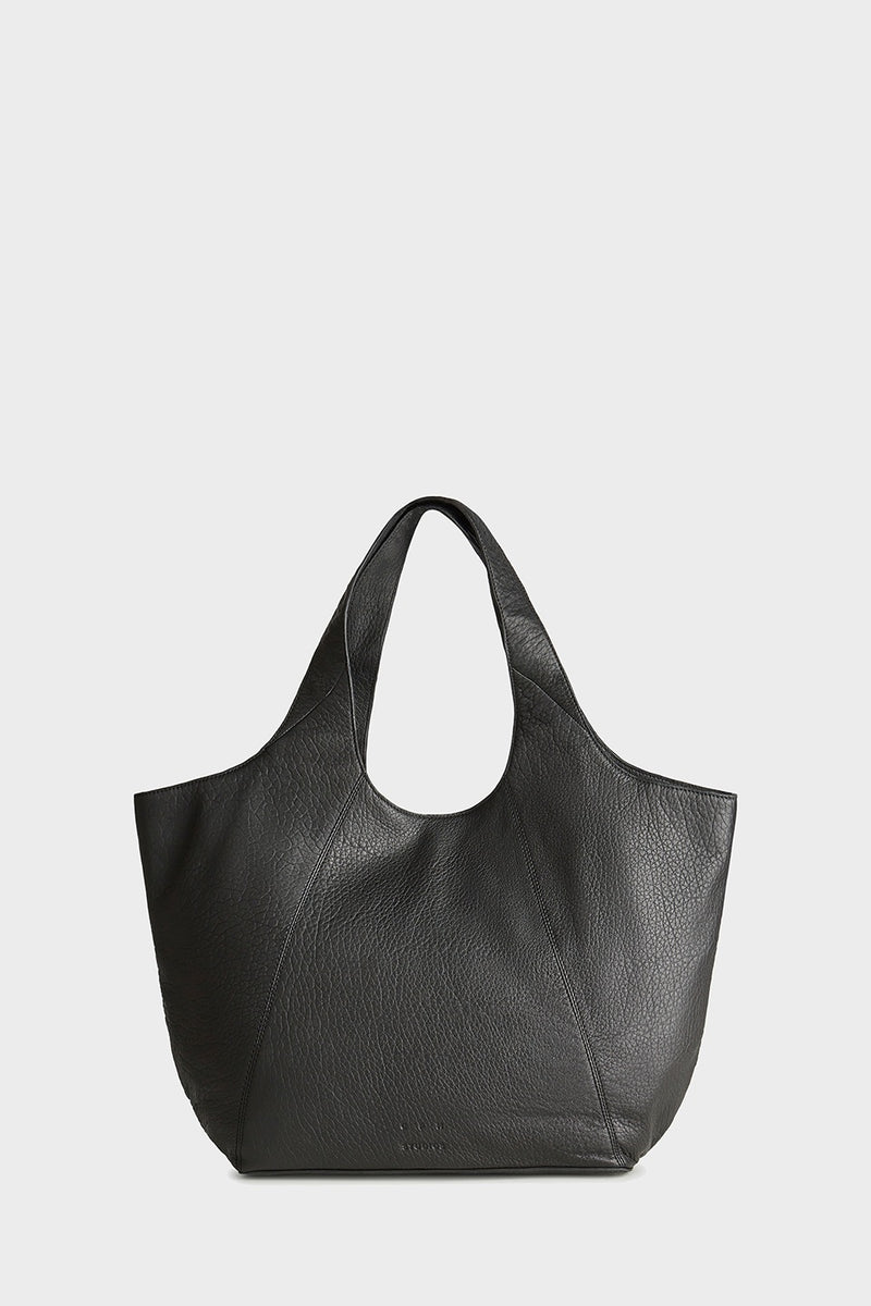 Copenhagen borsa vintage in pelle granulata nera