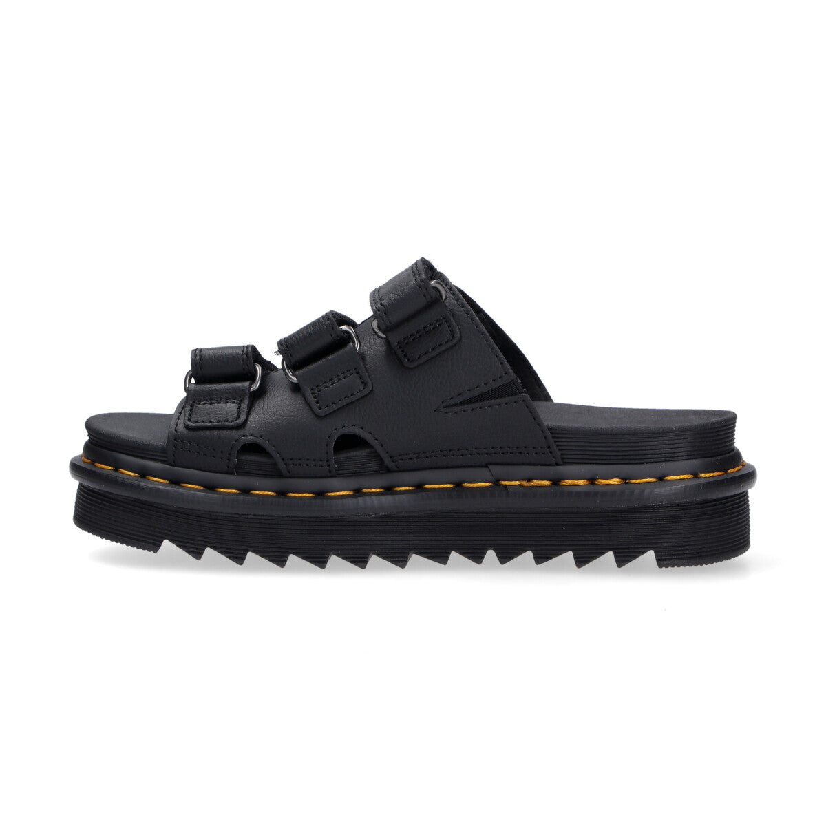 Dr Martens ciabatta Raine Slide pelle nera
