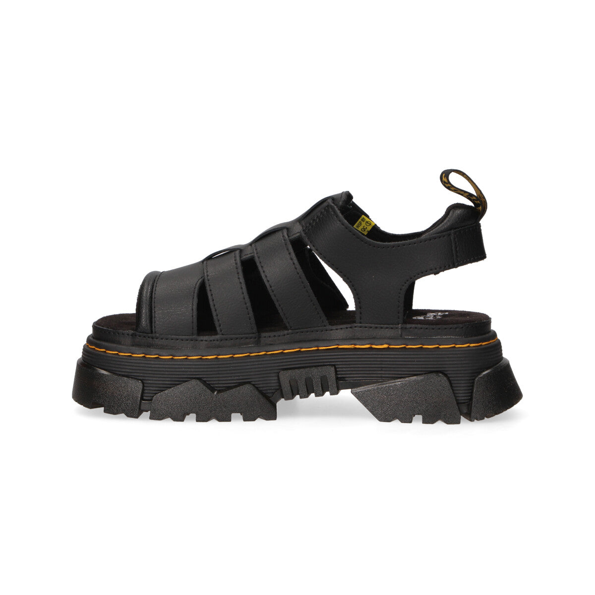 Dr Martens sandalo Mattison 3S pelle nero