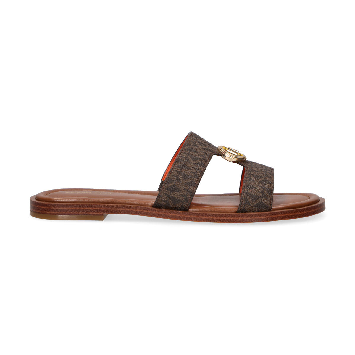 Michael Kors ciabatta Erin in pelle marrone