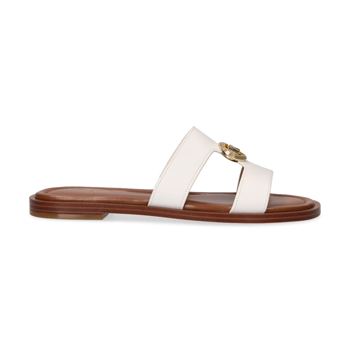 Michael kors ciabatta Erin in pelle bianca