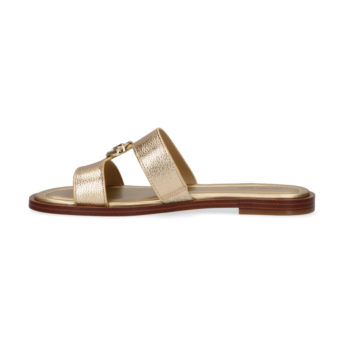 Michael Kors ciabatta Erin in pelle laminata oro