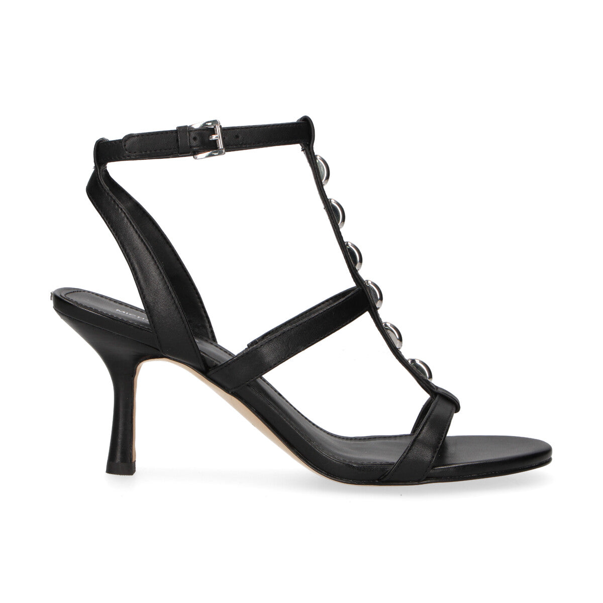 Michael Kors sandalo Nara Mid gioielli pelle nera