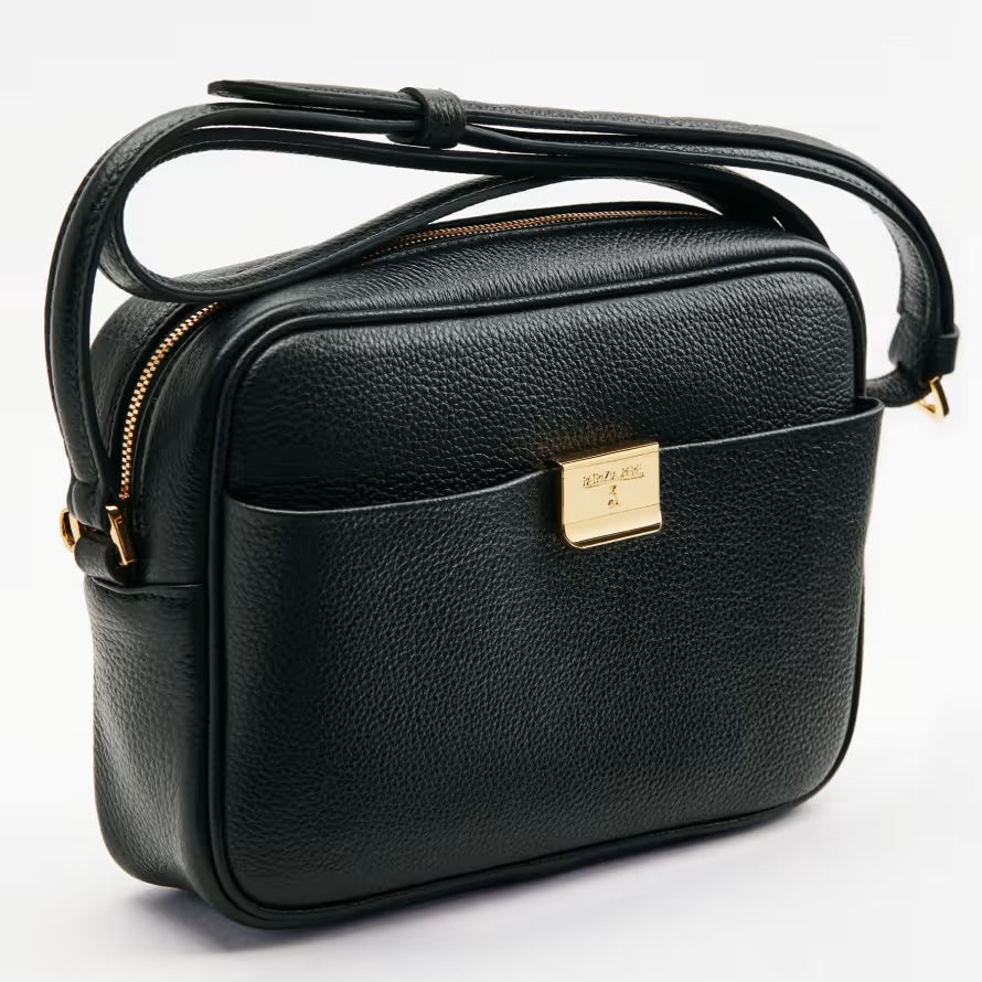 Patrizia Pepe borsa a tracolla All Day in pelle nera