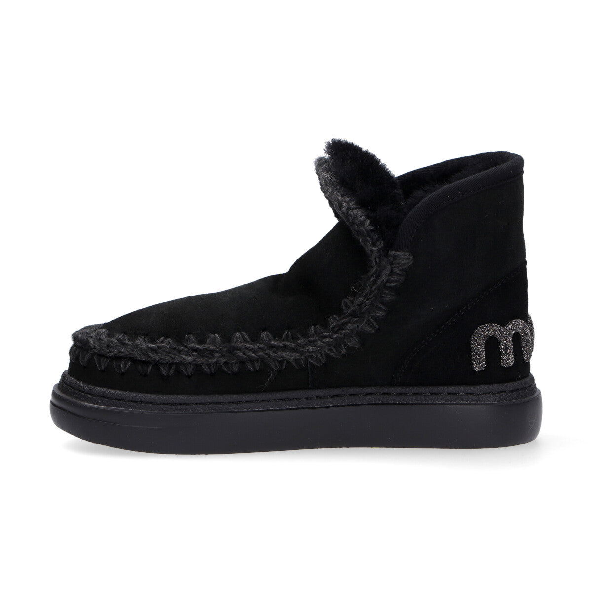 Mou Eskimo sneaker bold glitter logo black