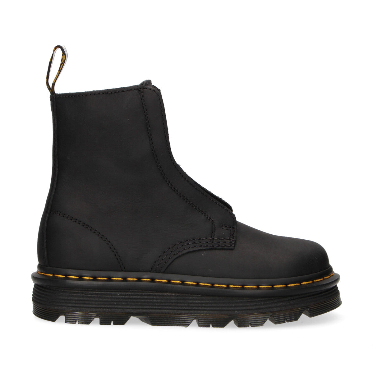 Dr Martens anfibio con elastici pelle nera